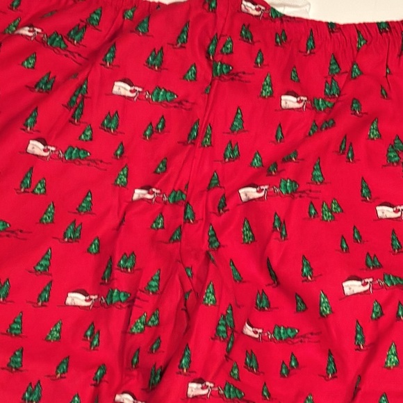 NWT VINEYARD VINES PJs, pajamas, flannel pants whales trees, Christmas M run big - Picture 7 of 10